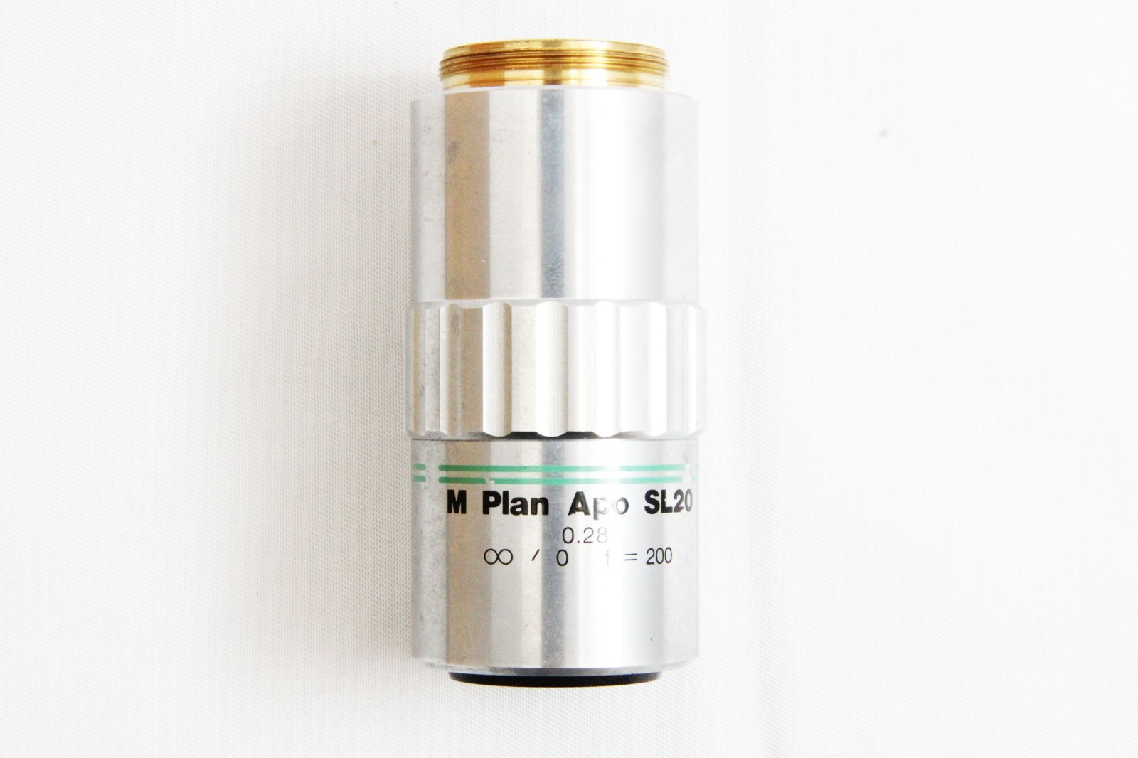 Mitutoyo M Plan Apo SL 20x / 0.28 ∞/0 f=200 Microscope Objective Lens