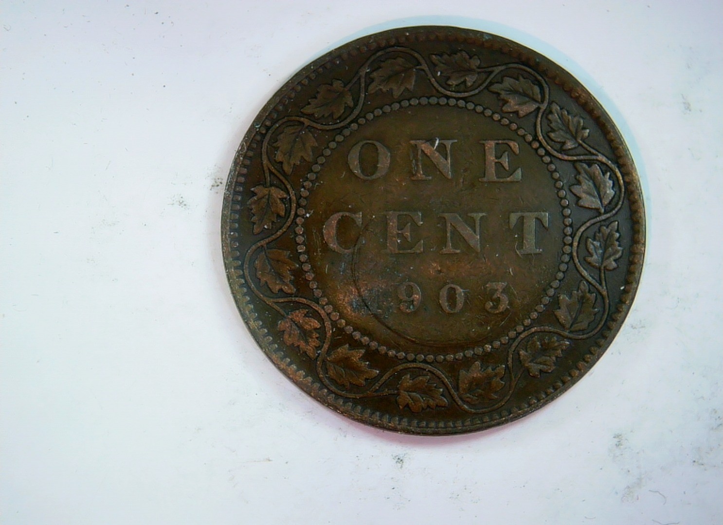 Canada 1903 1 Cent Edward VII Large Cent Coin