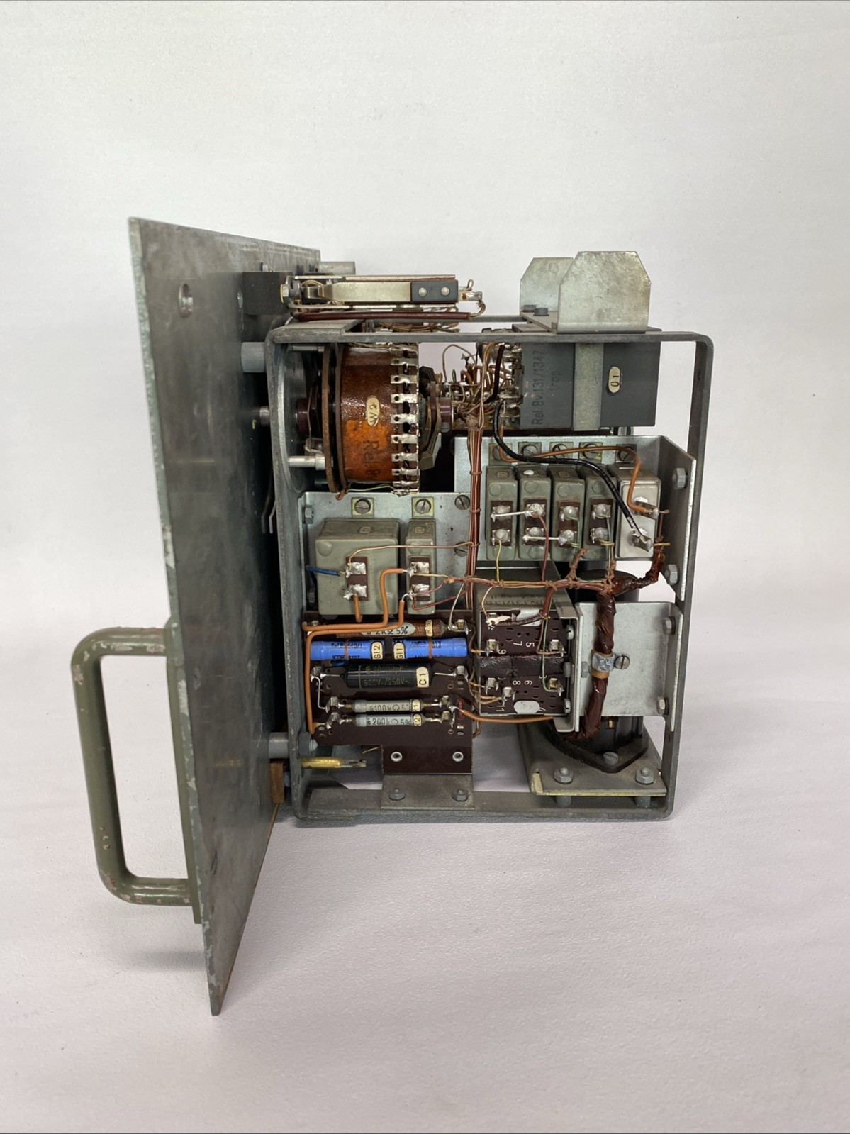 TORN EB WWII RADIO RECEIVER Germany Telephone Line Attenuation Meter WW2 -SFI