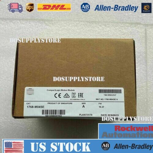 New Factory Sealed AB 1768-M04SE /A CompactLogix 4-Axis Motion Module 1768M04SE
