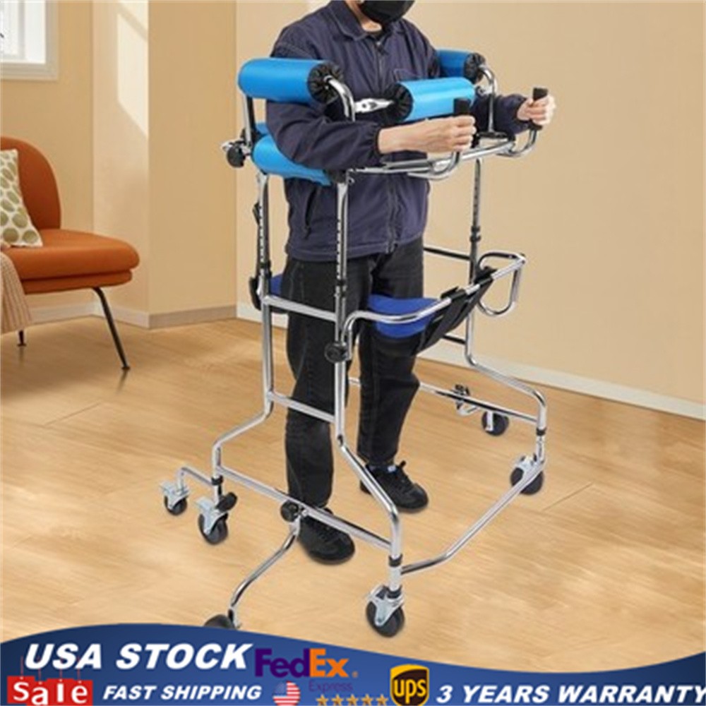 Adult Walker for Seniors Hemiplegia Rehabilitation Standing Frame,Anti Recline