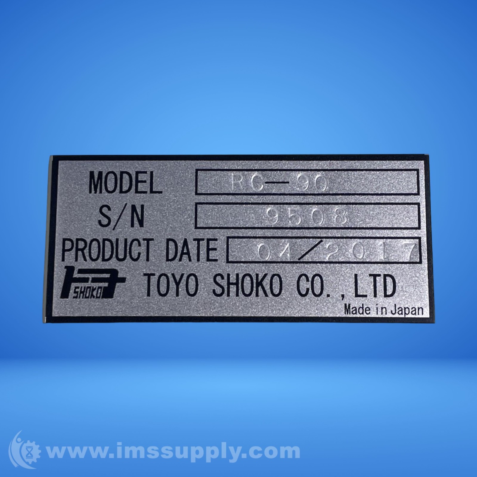 Toyo Shoko RC-90 Digital Comparator 7102
