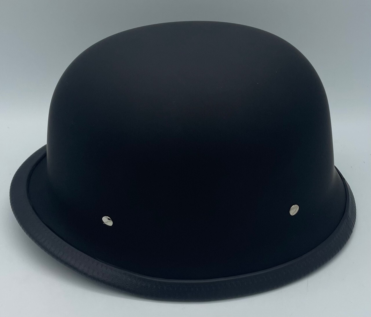 Daytona German Half Shell Helmet Quick Release Dull Black Large Open Box