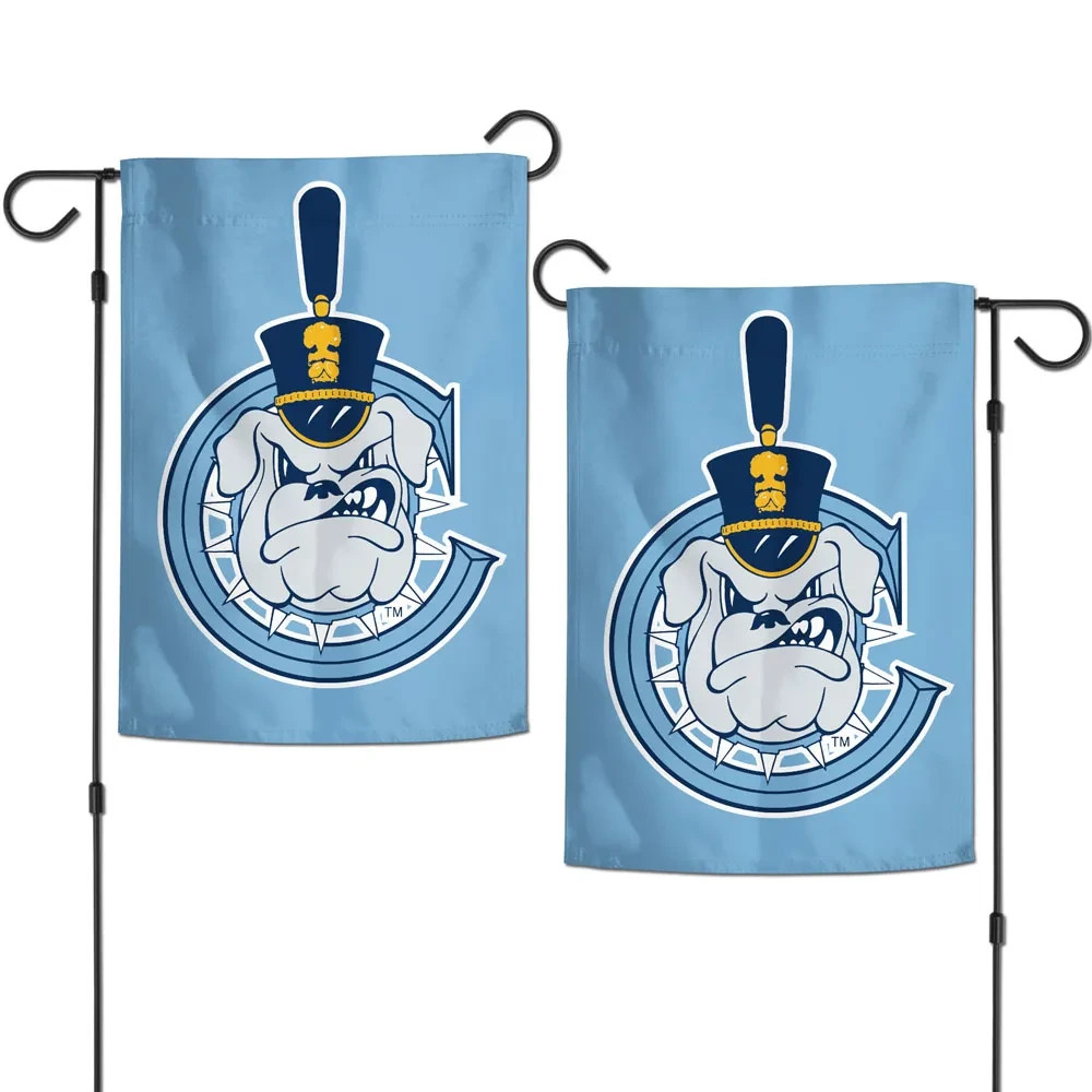 CITADEL BULLDOGS 12"X18" 2 SIDED GARDEN FLAG NEW WINCRAFT 👀