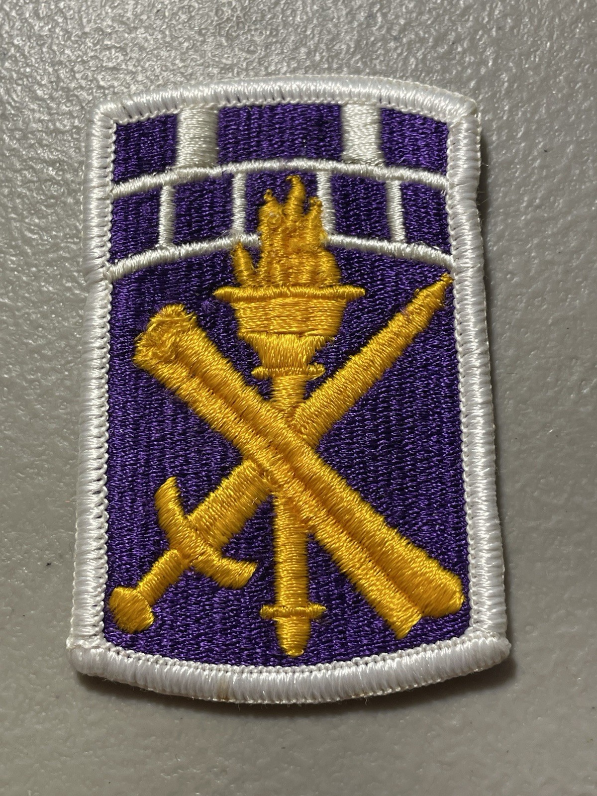 US Army 351st Civil Affairs Command Full Color Patch Purple Gold #041025-39