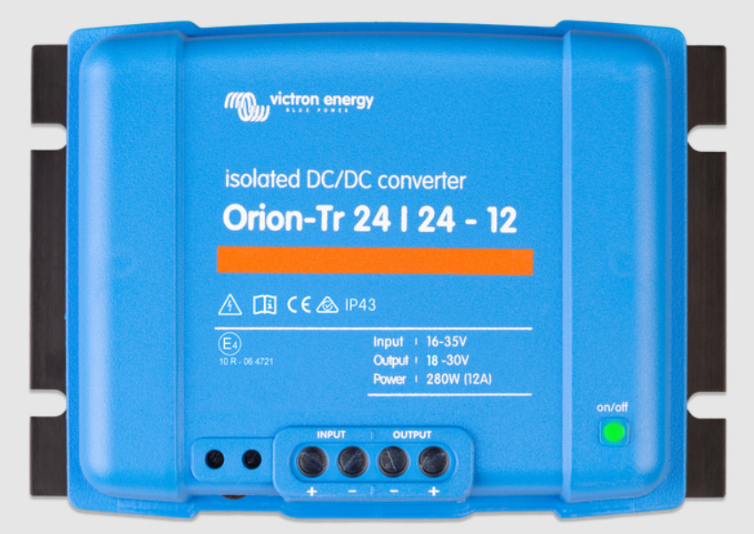 Victron Energy ORI242428110 Orion‑Tr 24/24‑12A Isolated DC‑DC Converter 280W