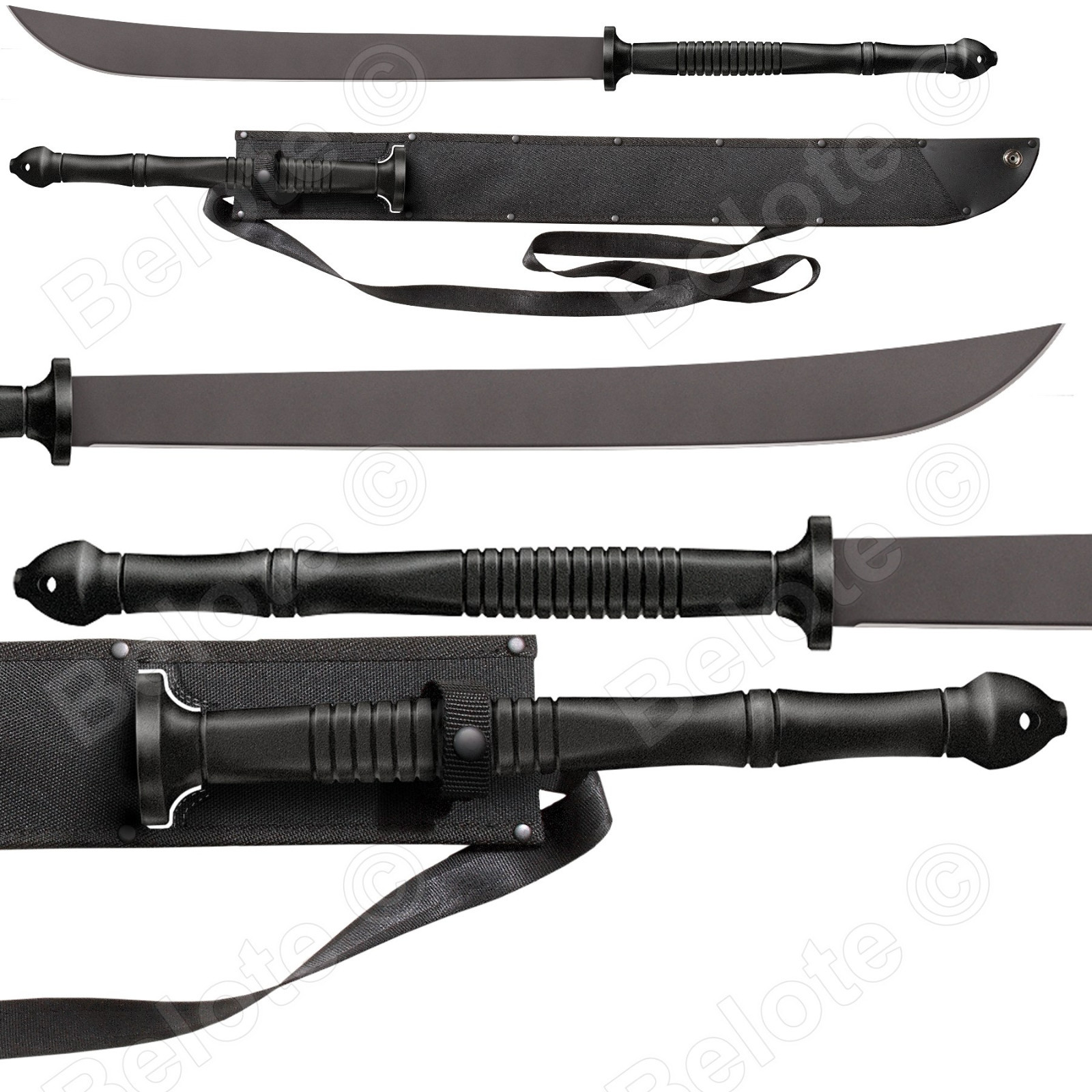 Cold Steel Thai Machete With Cor-Ex Sheath, 1055 Carbon Steel,17.6oz 97THAMS