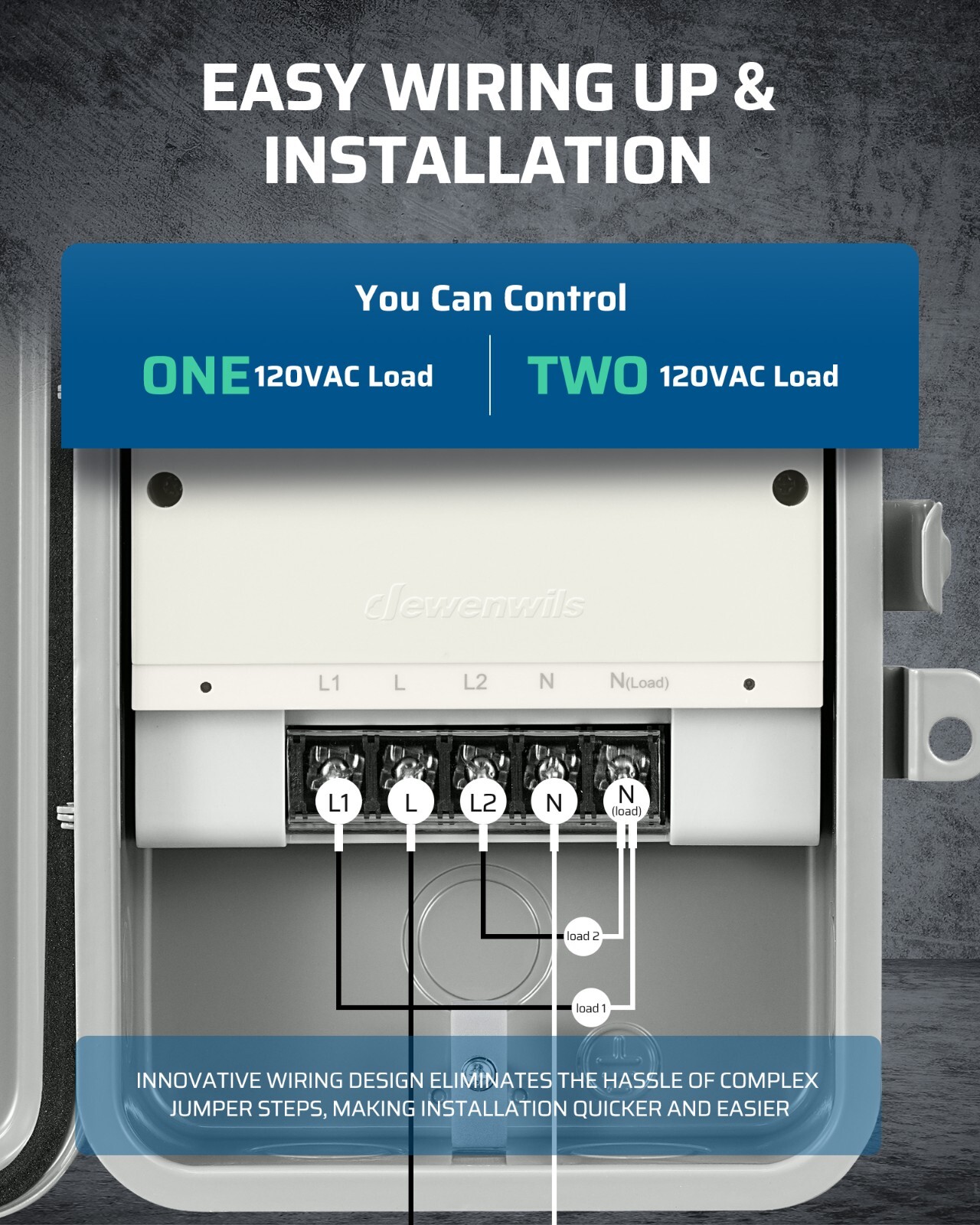 DEWENWILS Pool Pump Timer, Outdoor Smart WiFi Box On/Off Automatically