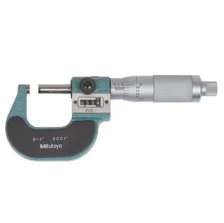 Mitutoyo 193-211 Mitutoyo 193 211 0 1" Mechanical Outside Micrometer Analog