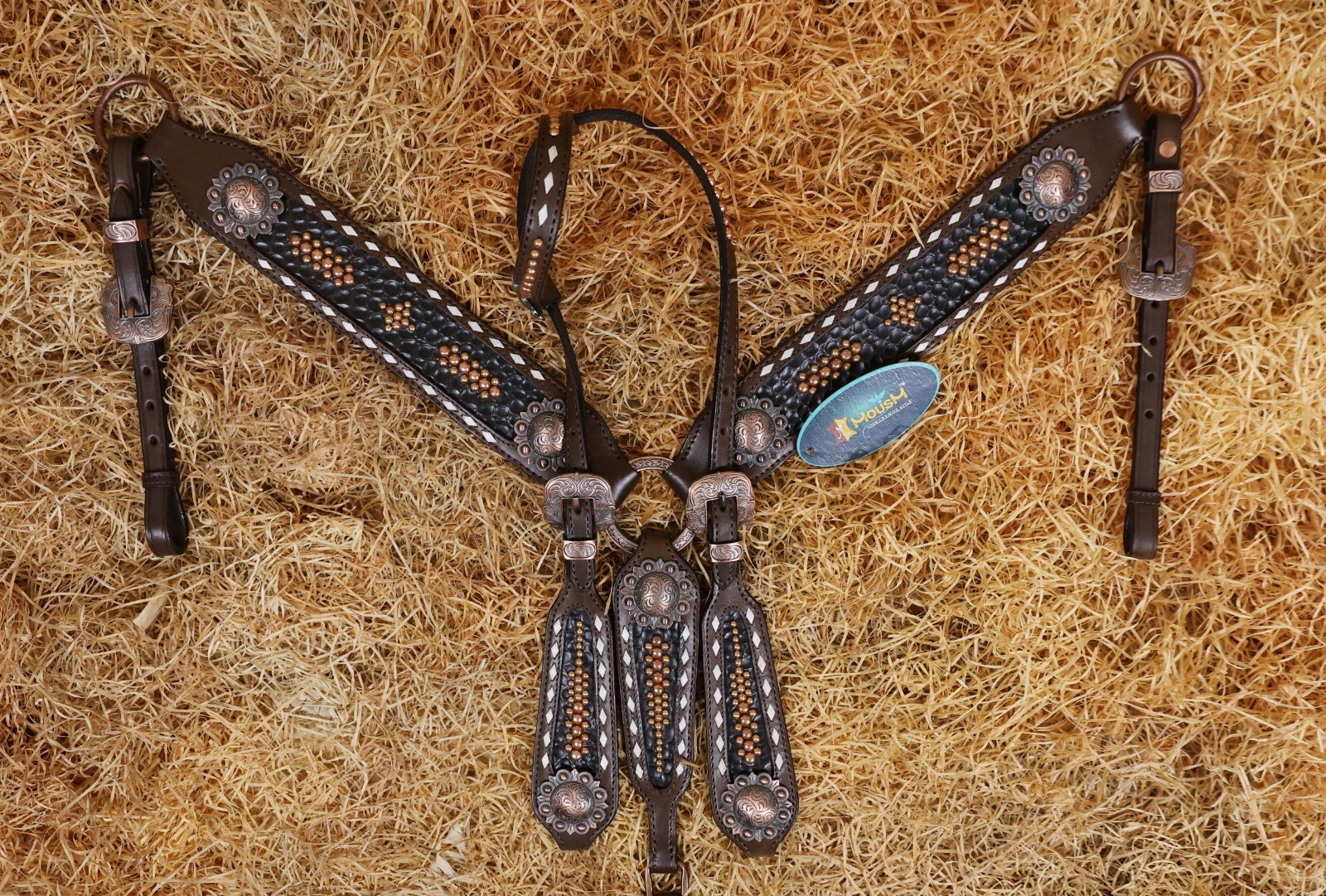 Headstall & Breast Collar Tack Set for Horse