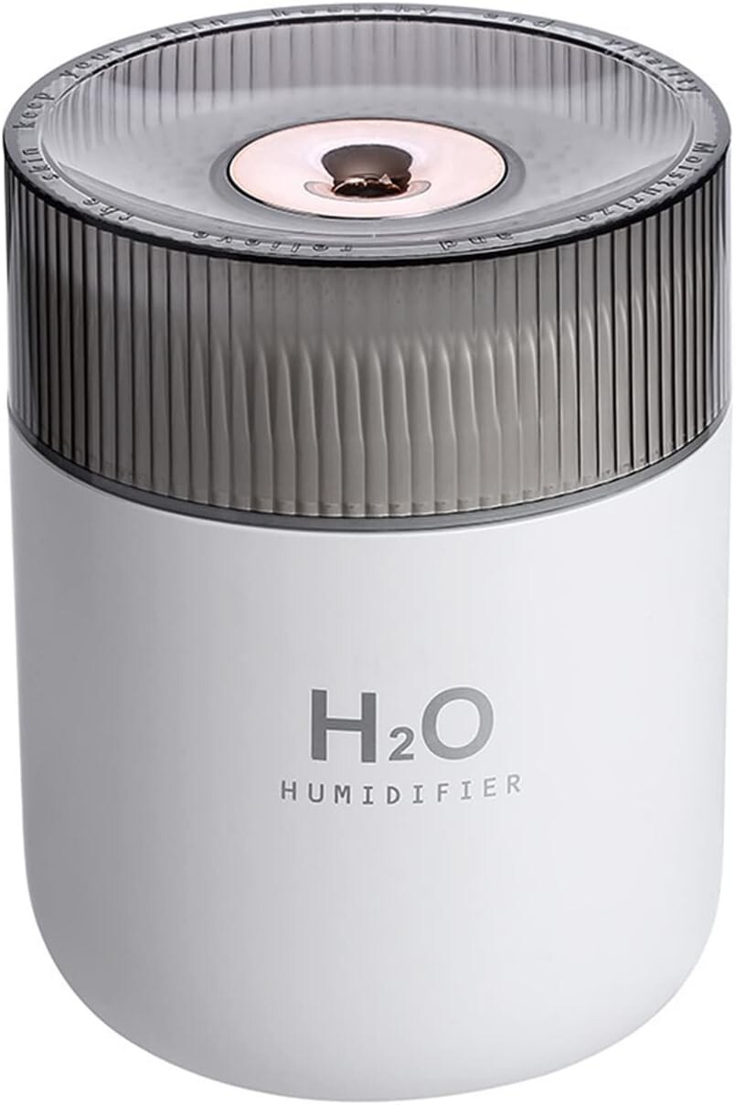 Small Humidifier, USB Portable 380ml Humidifiers, 2 Spray Mode, Mini 380 ml