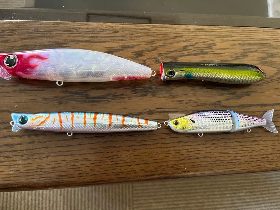 Daiwa Galva Strong S Galva Slim S Salty Pop Lazy Fashad J S Lure Set of 4 japan