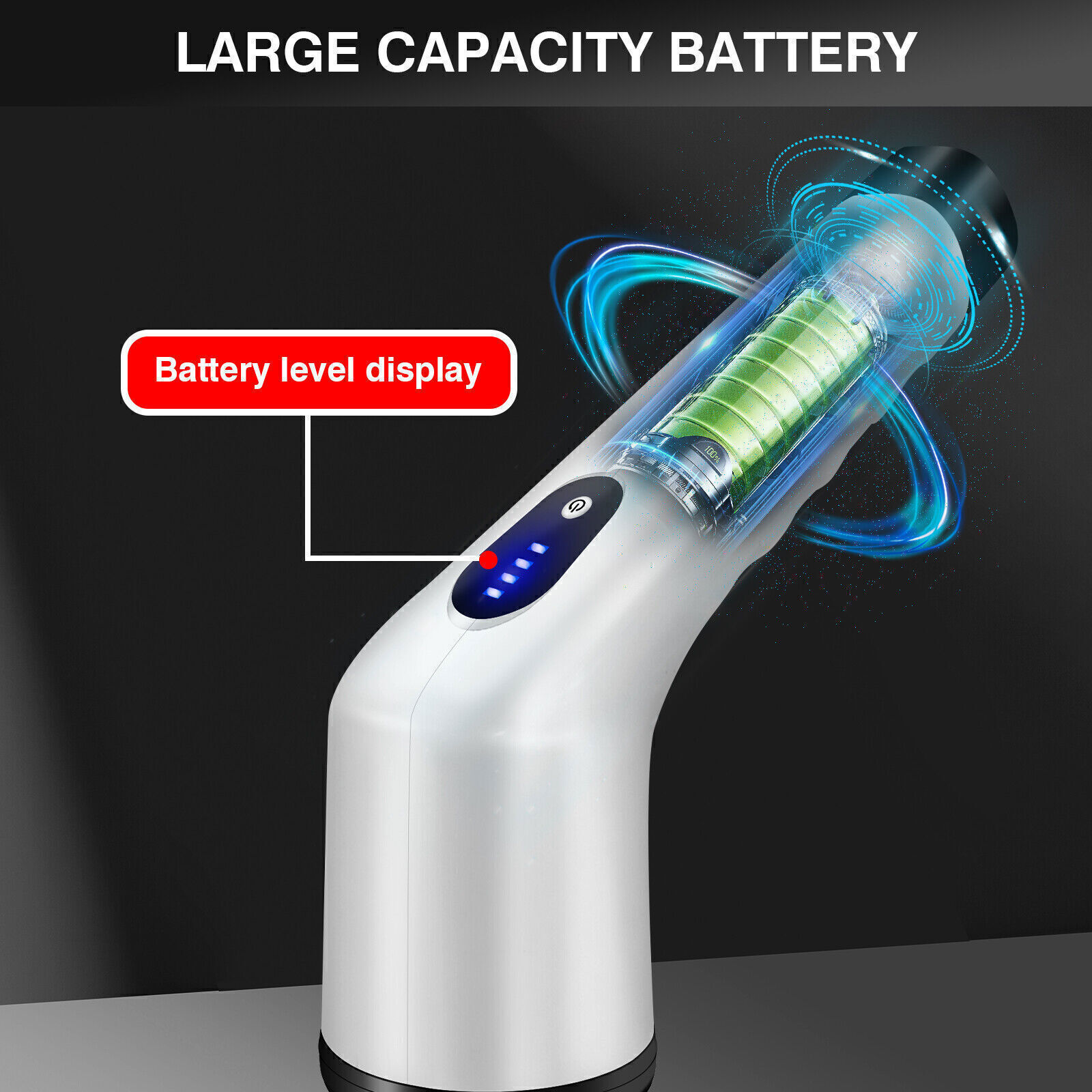 Powerful Spin Scrubber Electric Mop Rechargeable & Cordless For Kitchen,Bath