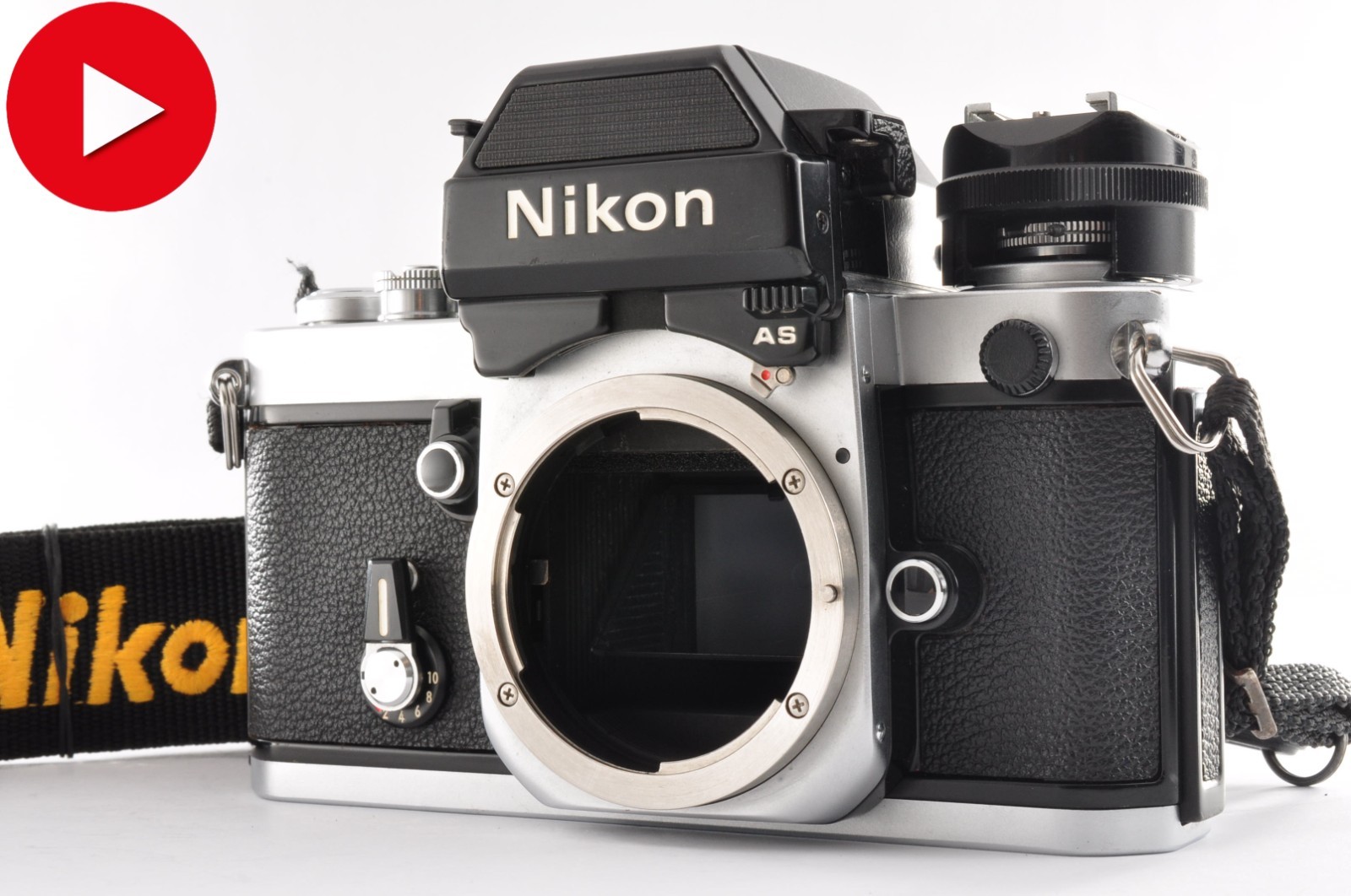 [US Duty Paid] Nikon F2 Photomic AS DP-12 Silver 35mm Film Camera JAPAN #L164
