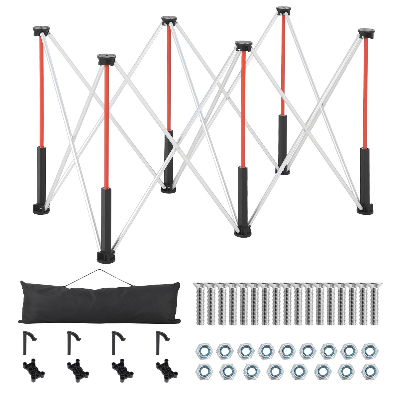 30/36" Tall Portable Folding Workbench 4x2ft/4x4ft/6x4ft/8x4ft Work Stand