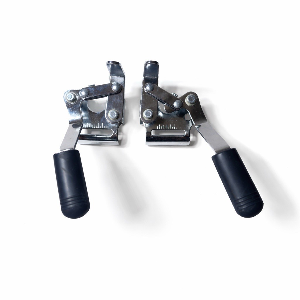 2 Heavy Duty Chrome Wheelchair Brakes Wheel Locks