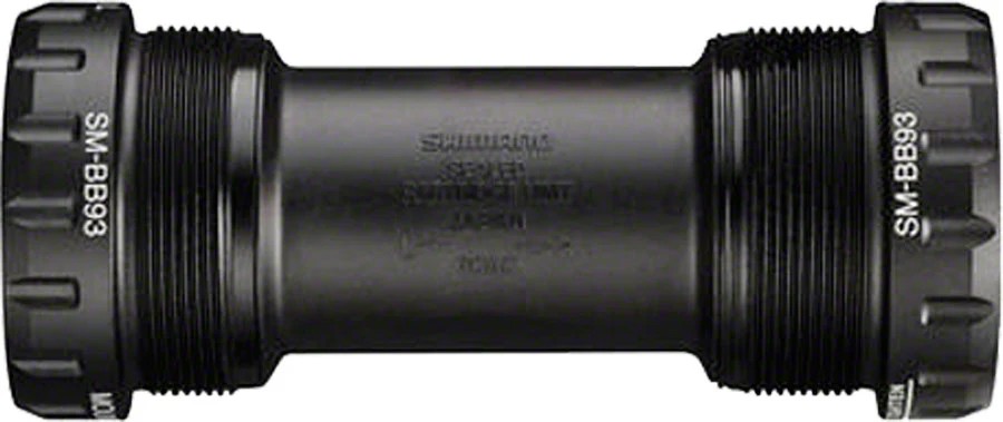 Shimano XTR BB93 Bottom Bracket -  English Hollowtech II Black