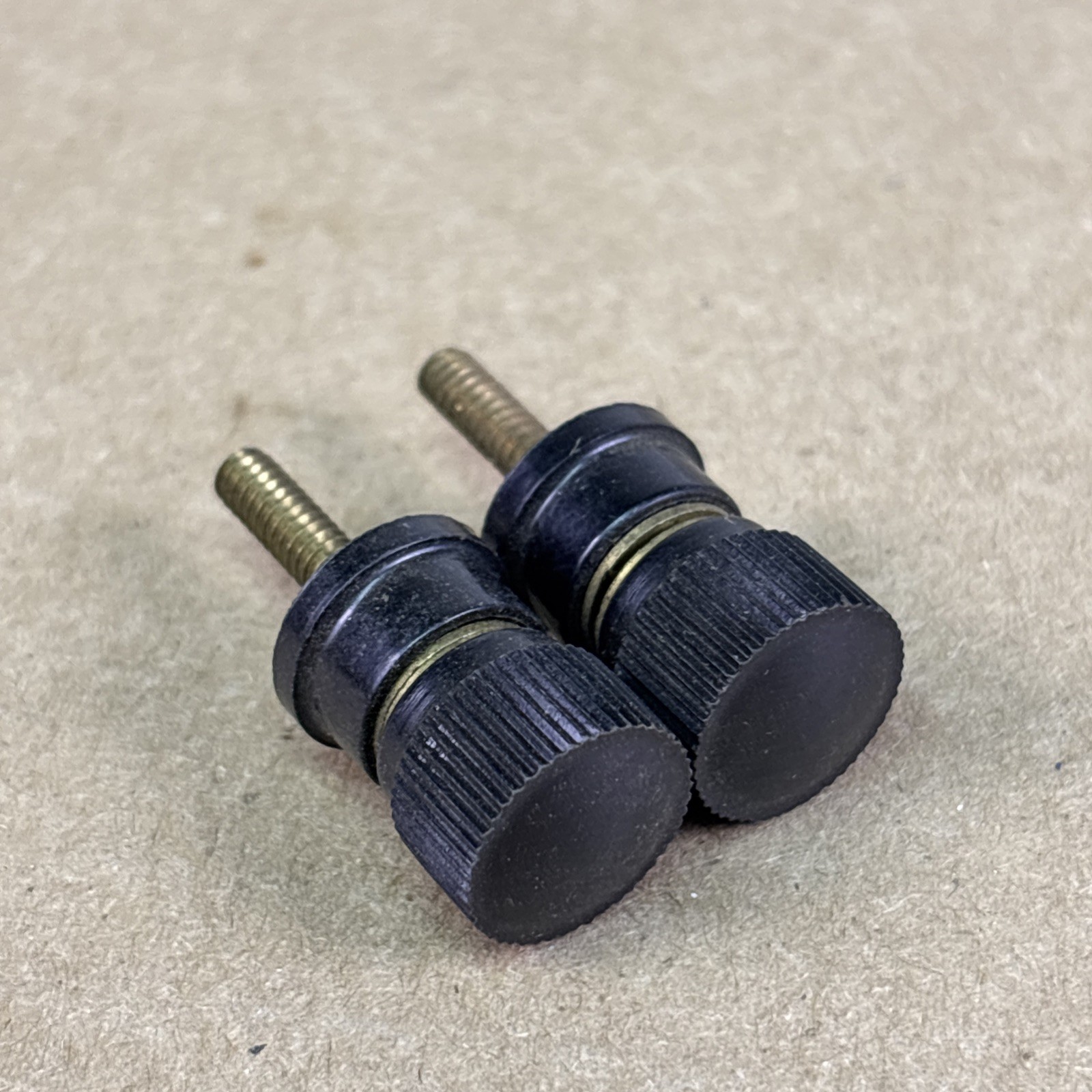 Set of 2 EBY Bakelite Binding Post 1920's Radios. 1.2 Inch Length (QTY)