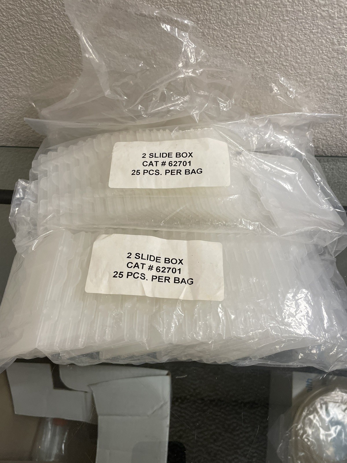 Dyn-A-Med Plastic Microscope Slide Mailer, 2 Slide Capacity, 2 Bags Of 25, 62701