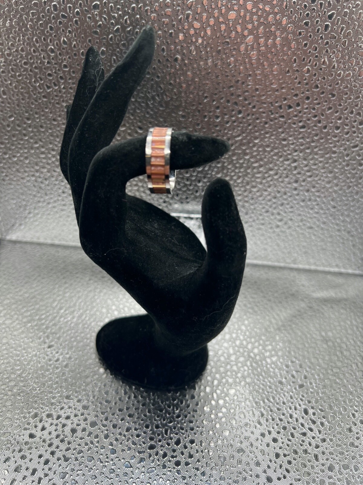 Inlay Ring Stainless Steel with Copper Inlay