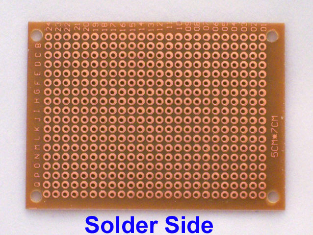 6 pc - 2x3 inch (5x7cm) Prototyping PCB Single Sided Circuit Board Breadboard