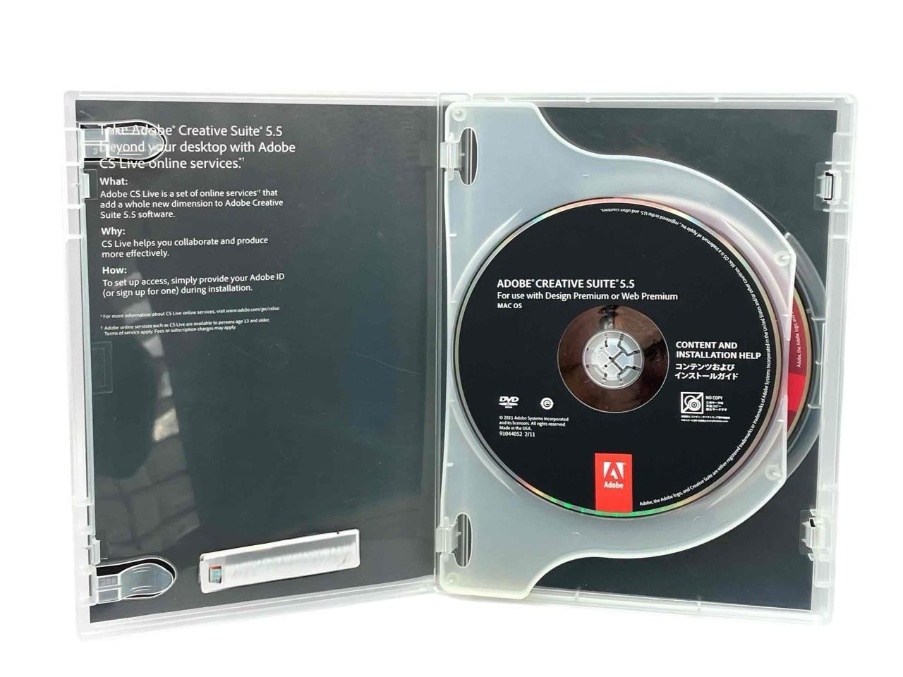 Adobe Creative Suite 5.5 CS5.5 Design Premium For MAC OS Student Teacher
