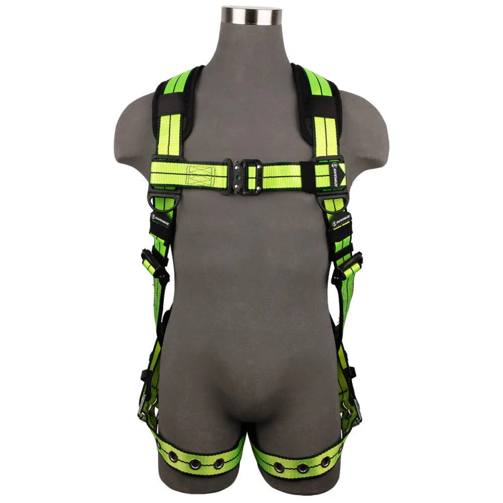 Safewaze Pro+ Full Body Harness: 1D, Qc Chest, Tb Legs