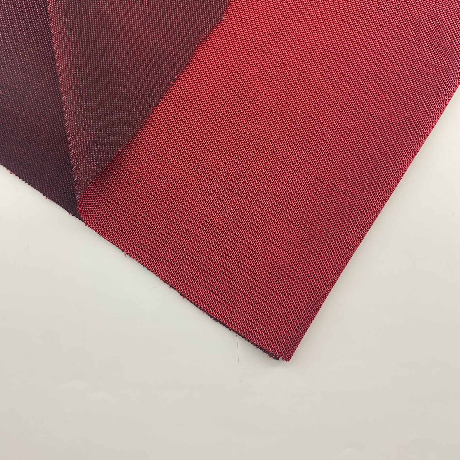 Vtg Red Acoustic Fabric Cloth For Speaker Stereo Grille 55 x 19in For Repair DIY