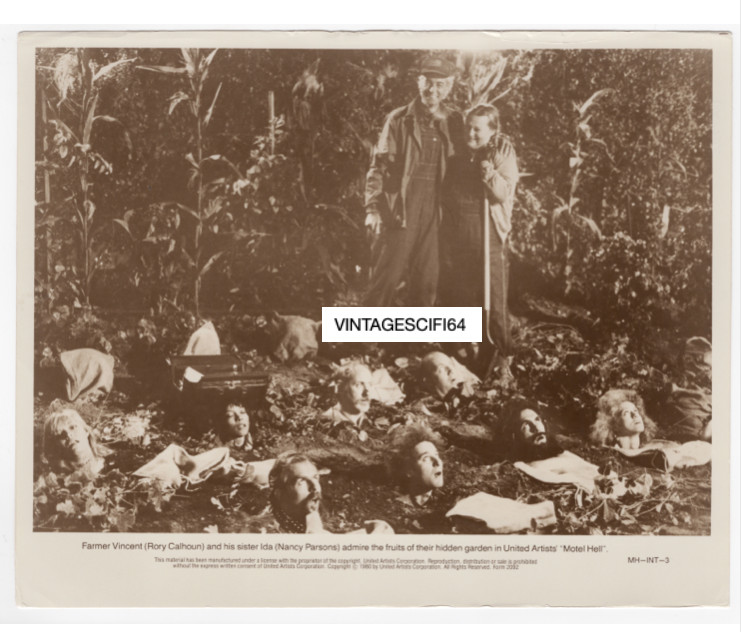 MOTEL HELL 1980 ORIGINAL HORROR MOVIE PHOTO RORY CALHOUN CULT FILM
