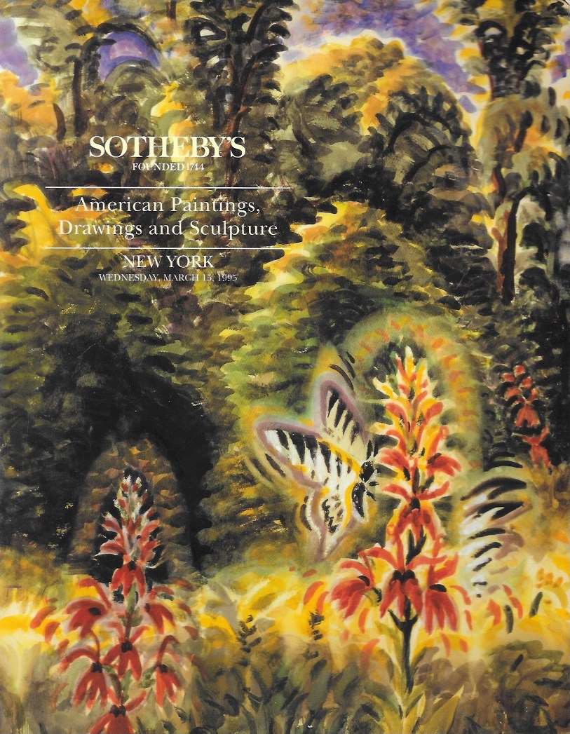 Sotheby's 6675 American Paintings Drawings Sculpture Auction Catalog 1995