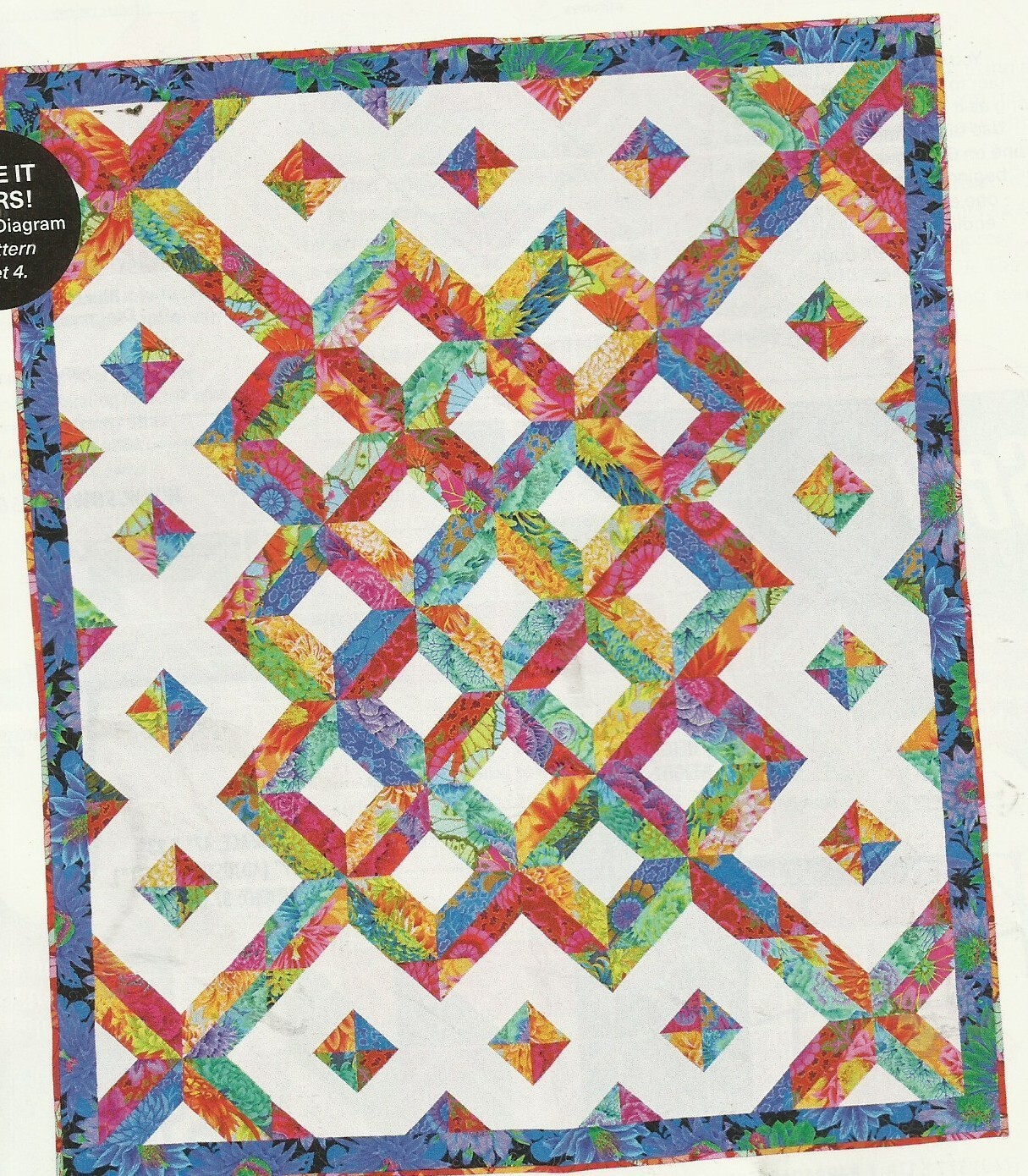 C0248 LATTICE VIEW QUILT PATTERN/INSTRUCTIONS