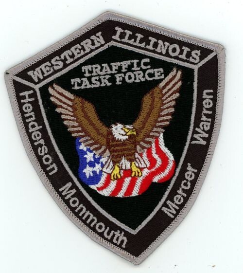 ILLINOIS IL WESTERN ILLINOIS TRAFFIC TASK FORCE SHOULDER PATCH SHERIFF POLICE