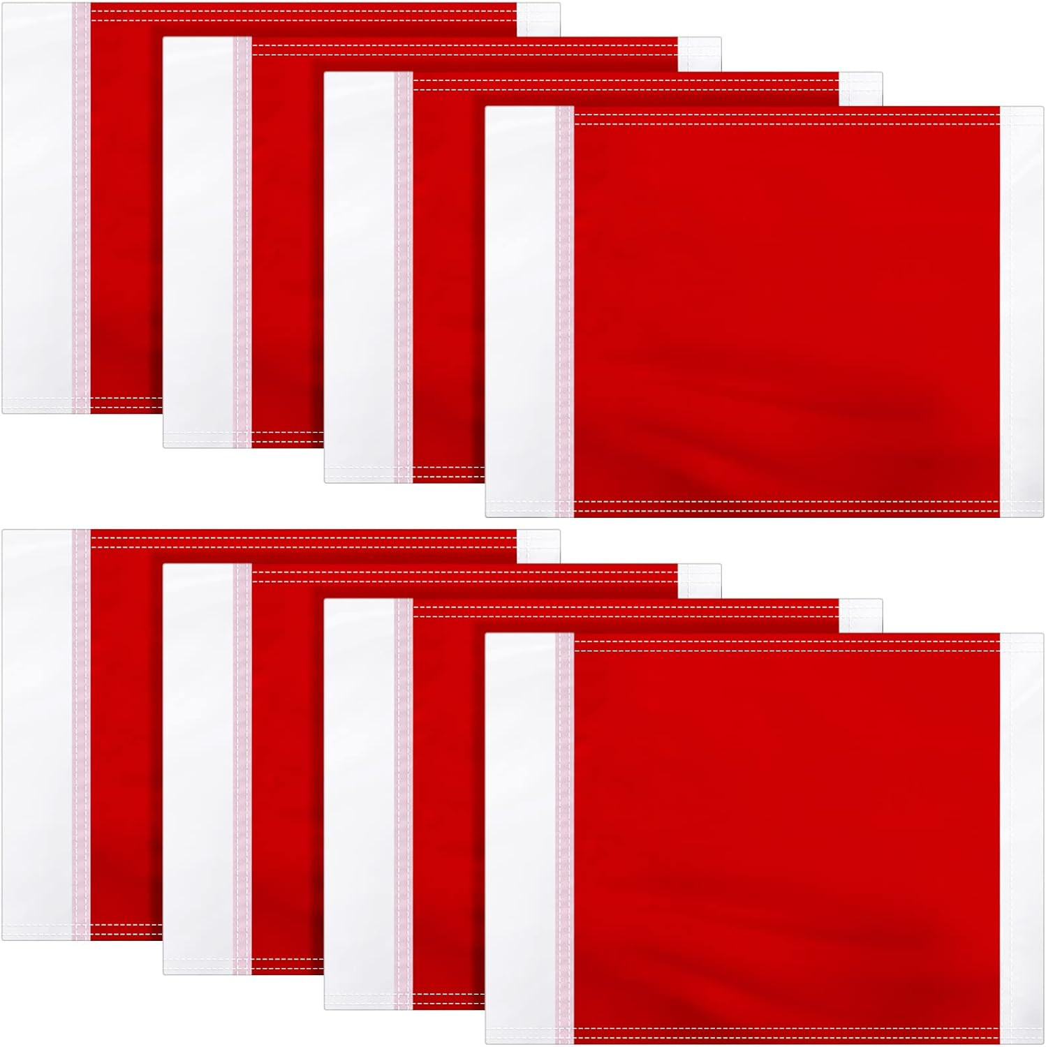 4 Pcs Replacement Soccer Flags Red Soccer Corner Flags Referee Football Equipmen