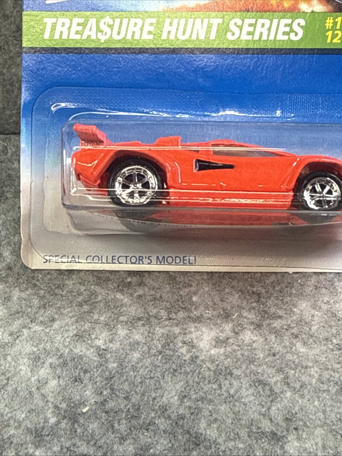1996 Hot Wheels Lamborghini Countach Treasure Hunt Series 10 of 12 Orange #15075