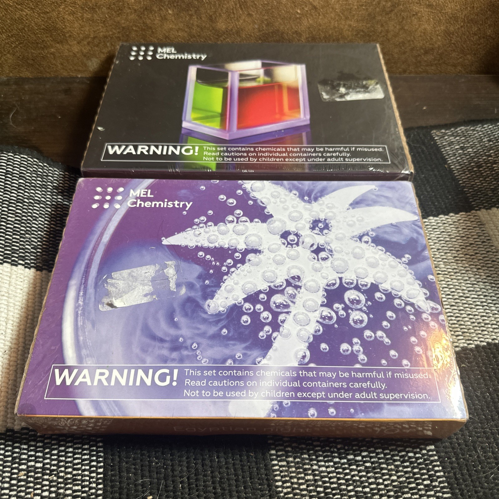 NEW MEL Chemistry Science Kit Egyptian Night + A Study Of Ultraviolet