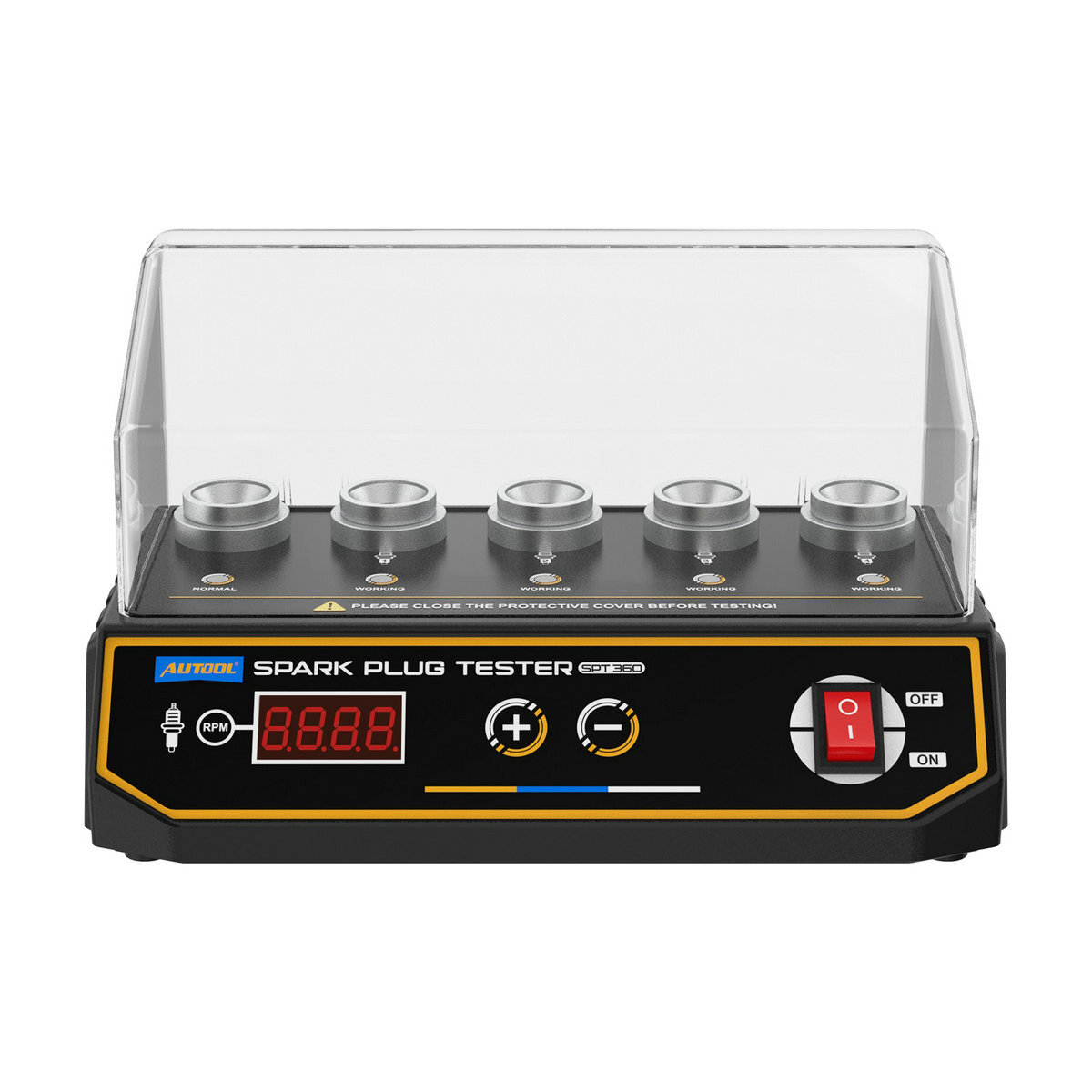 Car Spark Plug Tester 5 Holes Adjustable Ignition Analyzer Diagnostic Test Tool