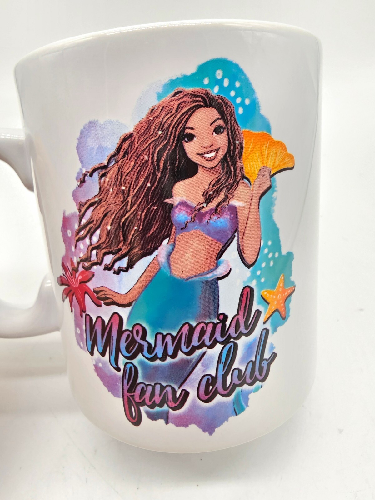 Disney's The Little Mermaid Halle Bailey Mermaid Fan Club Ariel Coffee Cup