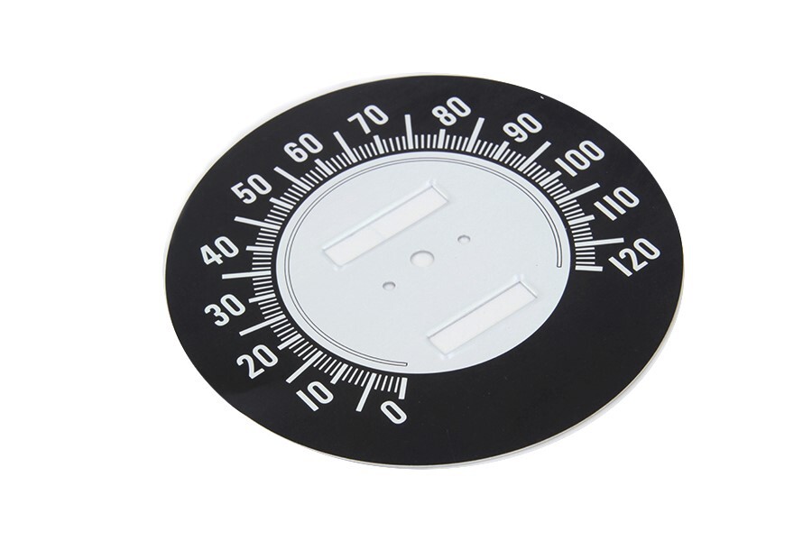 V-Twin 39-0465 Speedometer Tin Face for 1968 FL