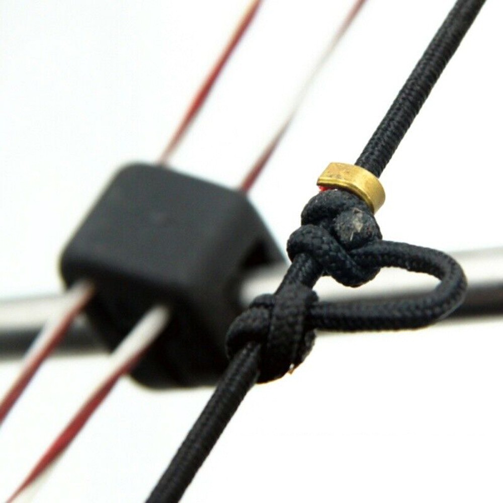 Outdoor Archery String Nocking Points Brass Nock Buckle Clips Bow String Protect