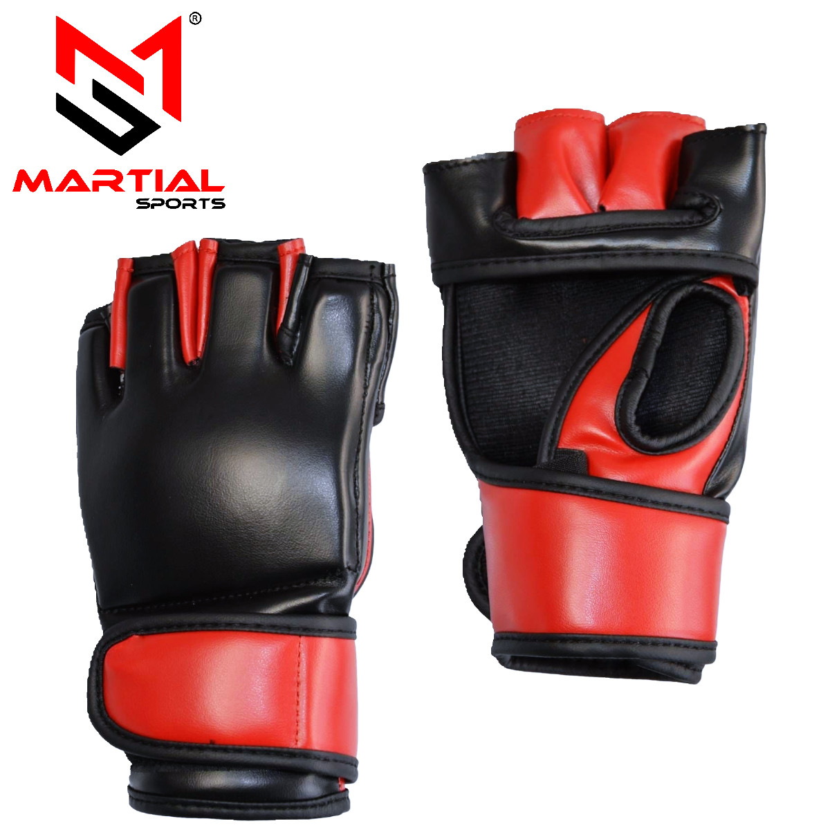 Martial Sports Ultimate MMA Combat Gloves for Grappling in Genuine Leather