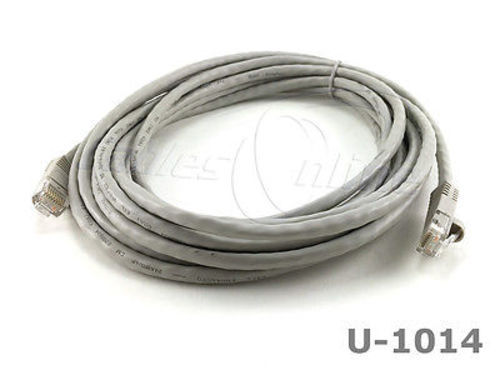 Intellinet 14ft CAT5E UTP Ethernet RJ45 Patch Cable, Gray