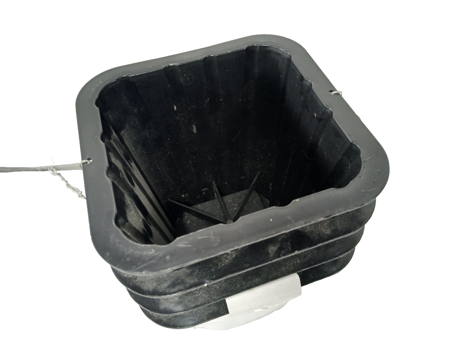 Room Essentials 4 Pack of 6” Plastic Black Bed Risers