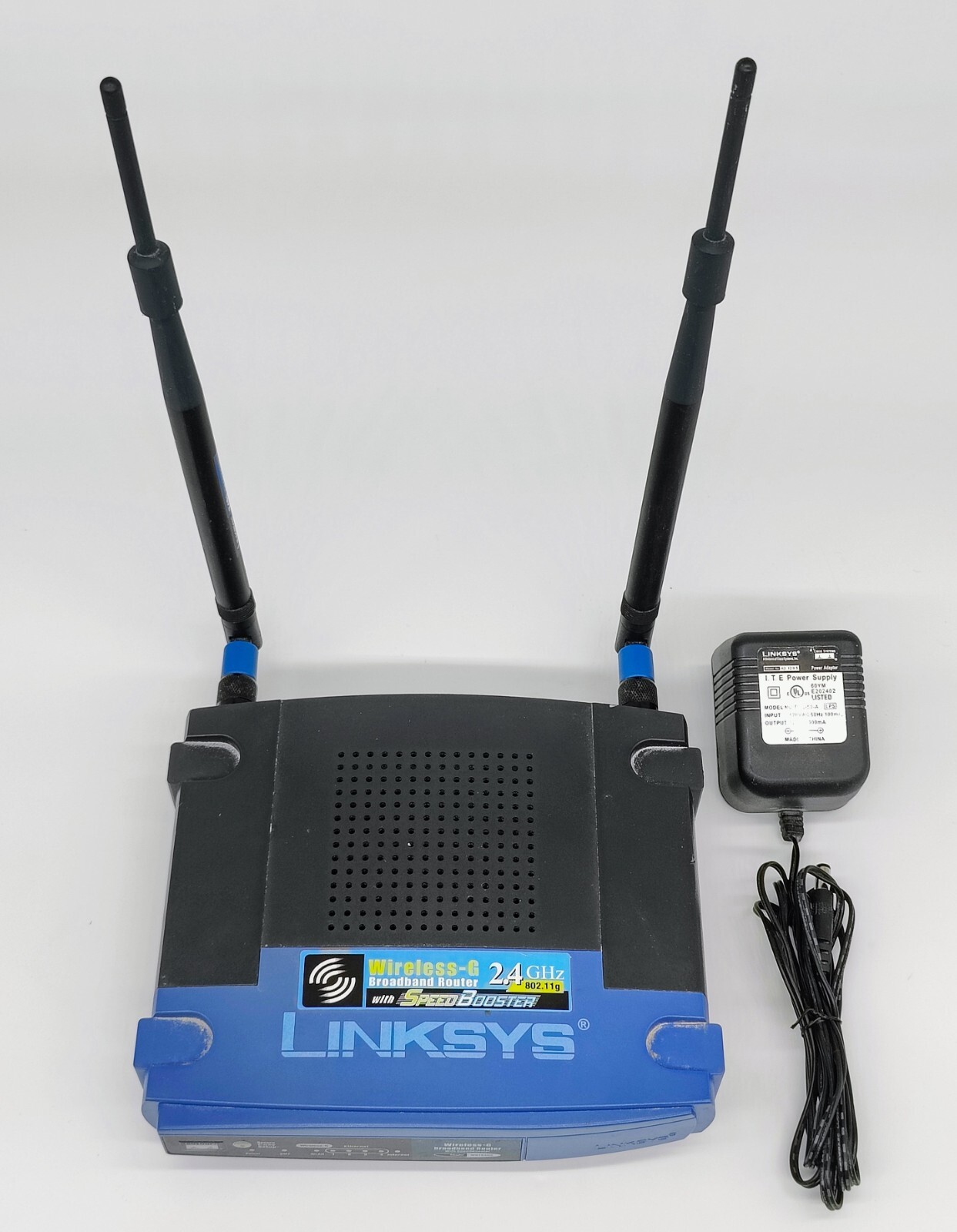 Cisco Linksys Wireless G WiFi Router WRT54GS Broadband 4 Port Switch