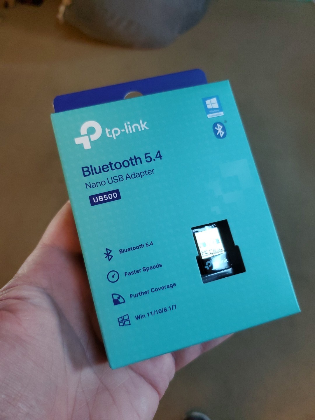 TP-Link UB500 USB Bluetooth Adapter Nano 5.4 Dongle Receiver PC Laptop Windows