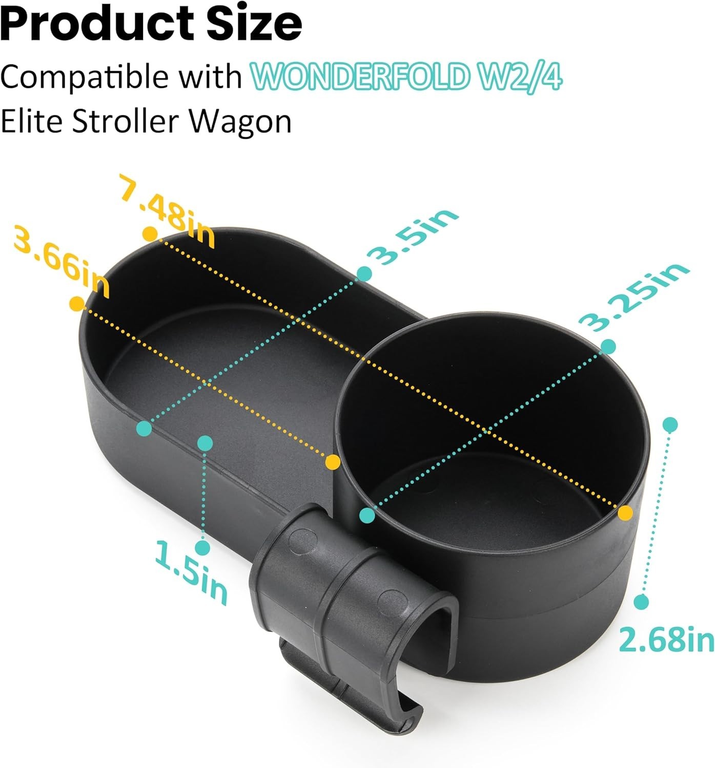 Wonderfold Wagon Accessories Pack - Support Bar + Tray