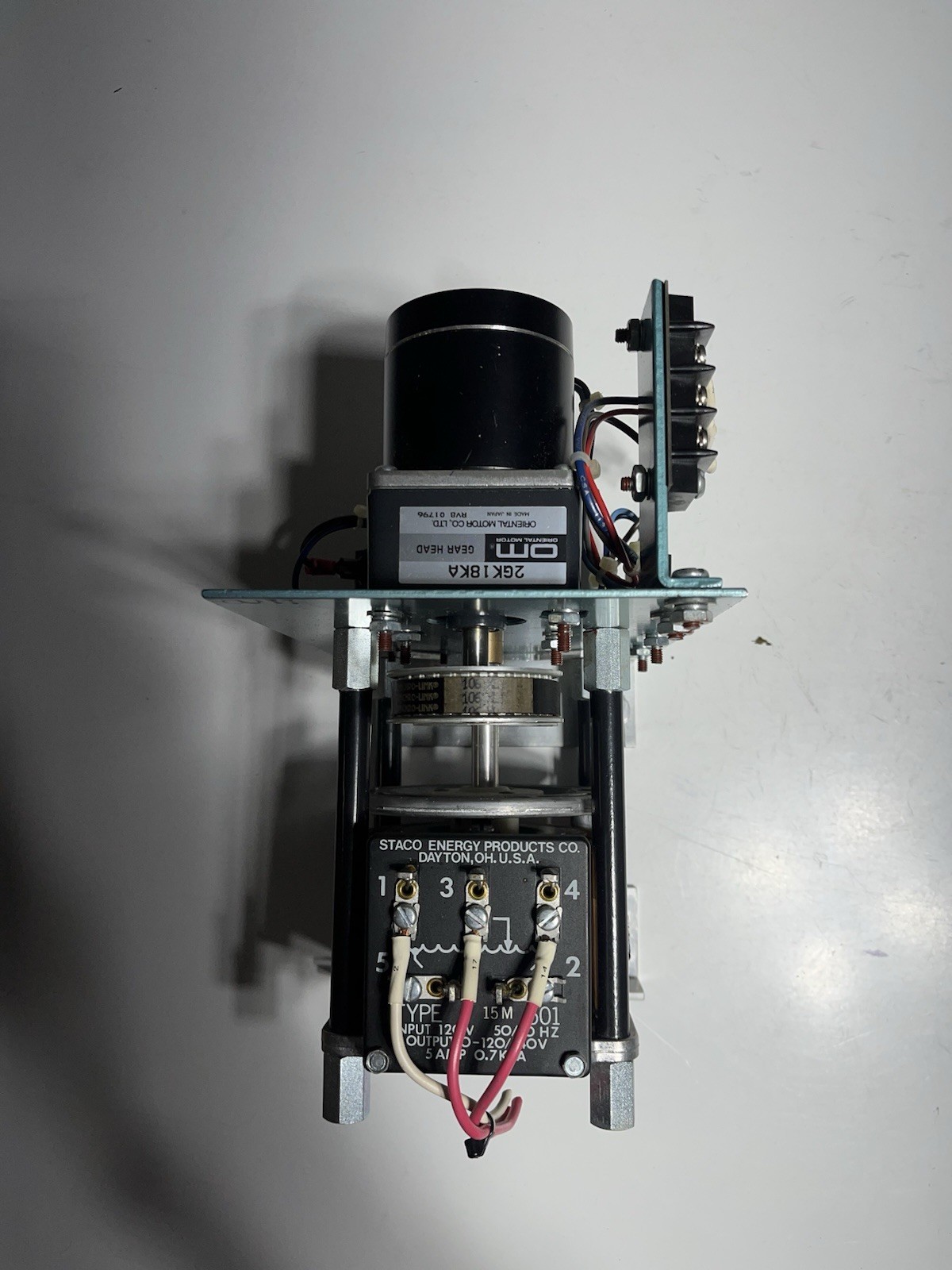 Staco industrial variable motorized transformer model 15M 501
