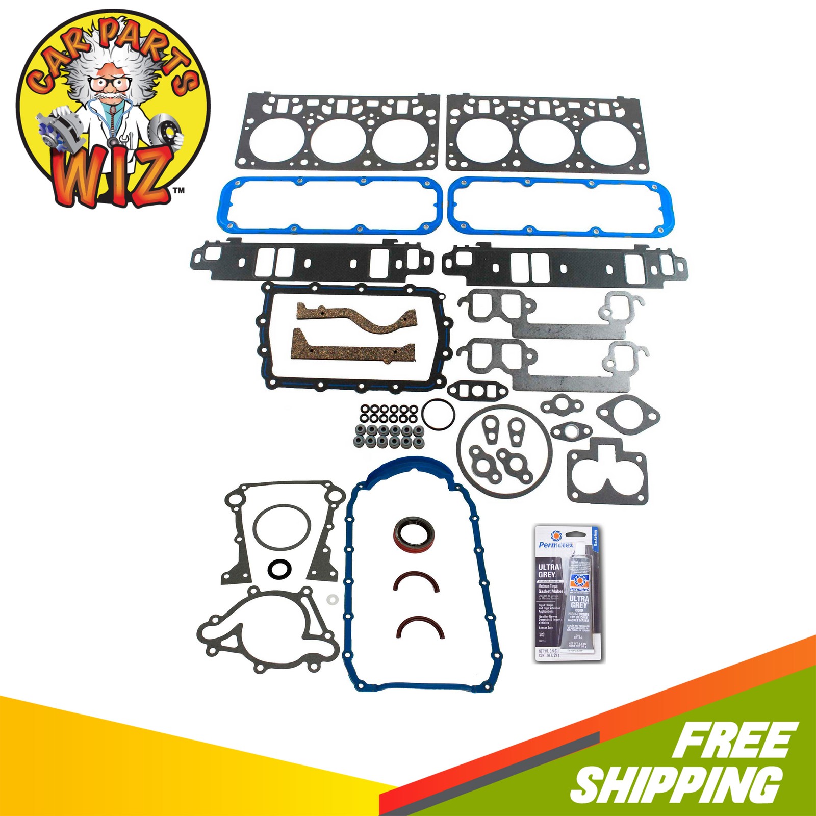Engine Full Gasket Set Fits 92-96 Dodge B150 B1500 B250 3.9L 12V VIN X Magnum