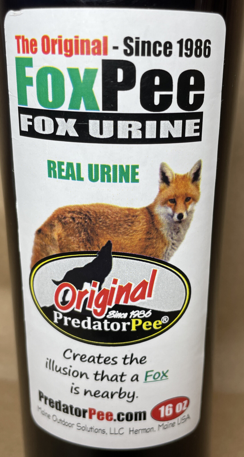 16 oz Predator Pee 100% Fox Urine