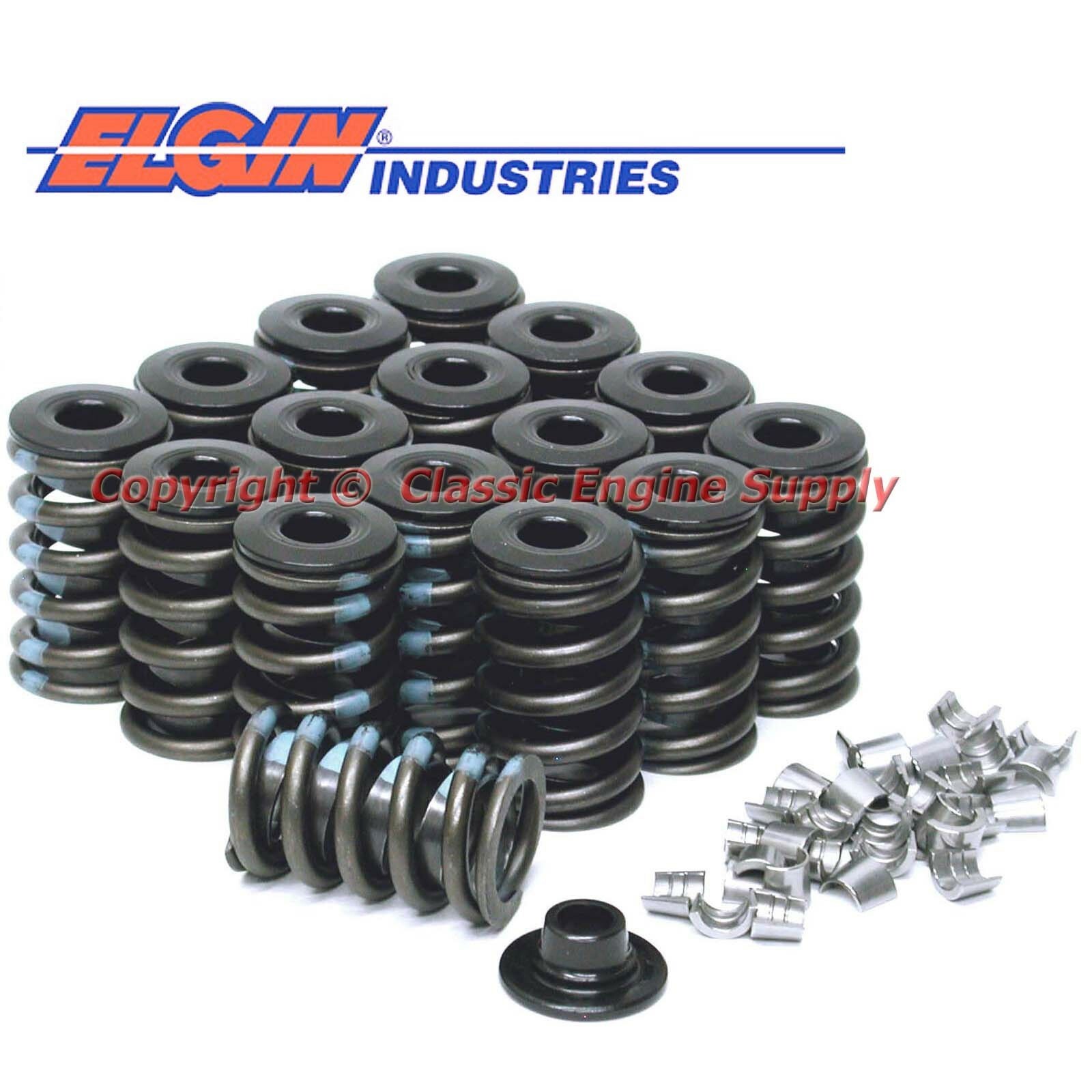 New Z28 Style Valve Spring, Retainer & Lock Set sb Chevy 400 350 327 307 305 283