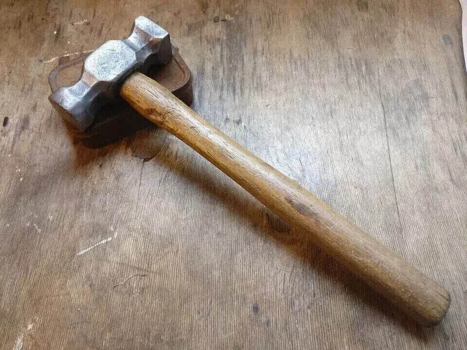 Vintage Blacksmiths rounding Hammer, Would make American Hammer Sledge 2.5lbs